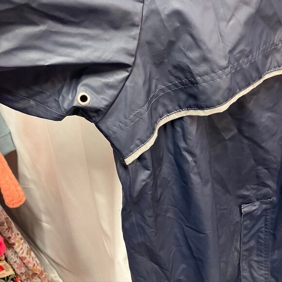 Charles River Men New Englander Rain Jacket Navy Blue 3XL Dot Safety Driven Logo - Picture 11 of 16